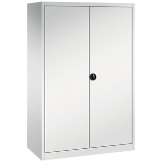 C+P Möbelsysteme Flügeltürenschrank FORUM 4 Böden, 70kg Traglast H1950xB1200xT600mm RAL 7035/7035