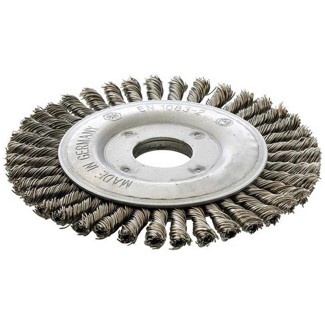 Forum Rundbürste Stahldraht 125 x 6 mm gezopft