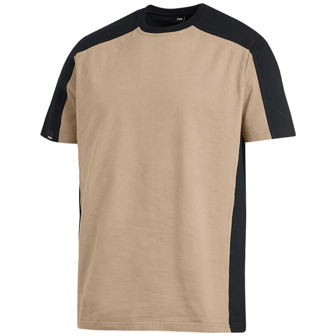 FHB T-Shirt Marc 90690 Gr. 3XL beige/schwarz