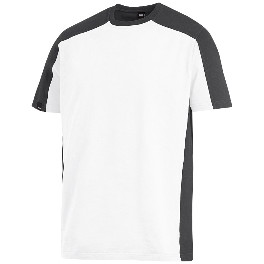 FHB T-Shirt Marc 90690 Gr. M weiß/anthrazit