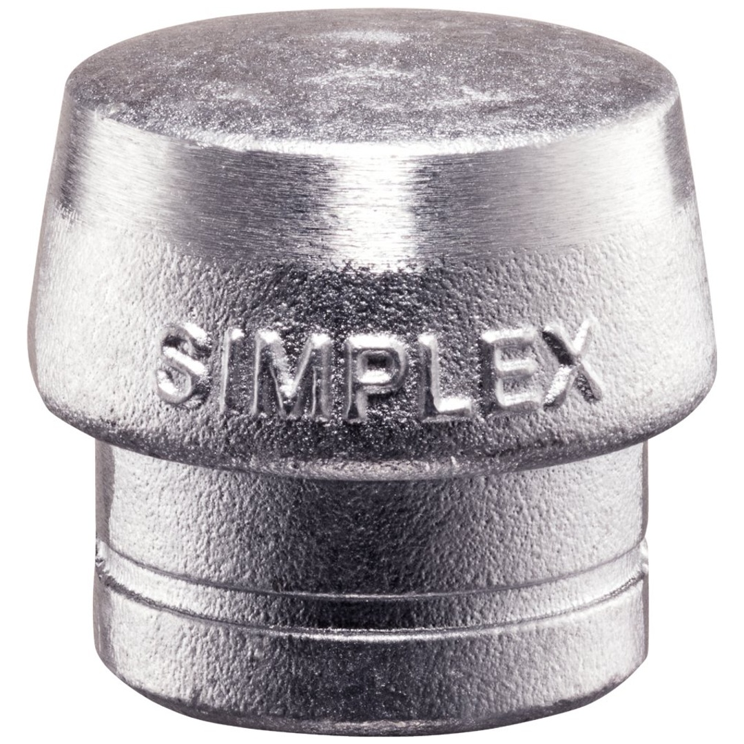 Halder SIMPLEX-Einsatz, Weichmetall, silber, 40 mm