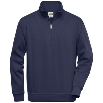 James & Nicholson Sweatshirt JN831 Gr. S navy