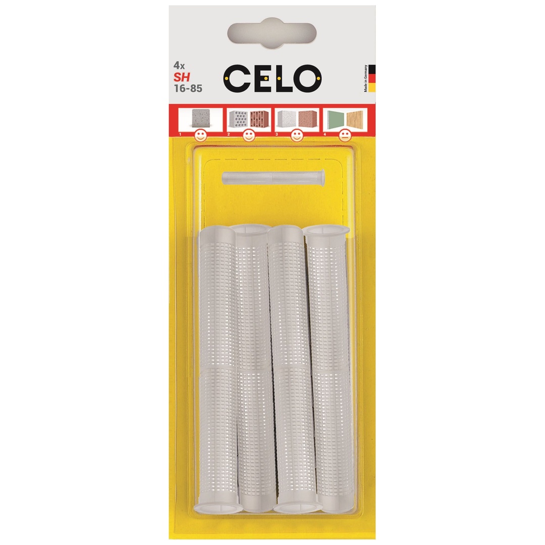 CELO Blister Kunststoff-Siebhülsen SH 20-85