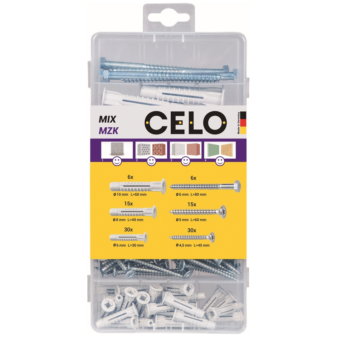 CELO Sortimentsbox MZK mit Schraube