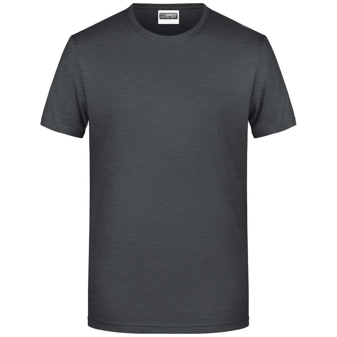 James & Nicholson Herren T-Shirt Basic 8008 Gr. 2XL black-heather