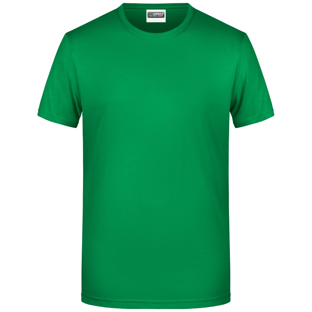 James & Nicholson Herren T-Shirt Basic 8008 Gr. L fern-green