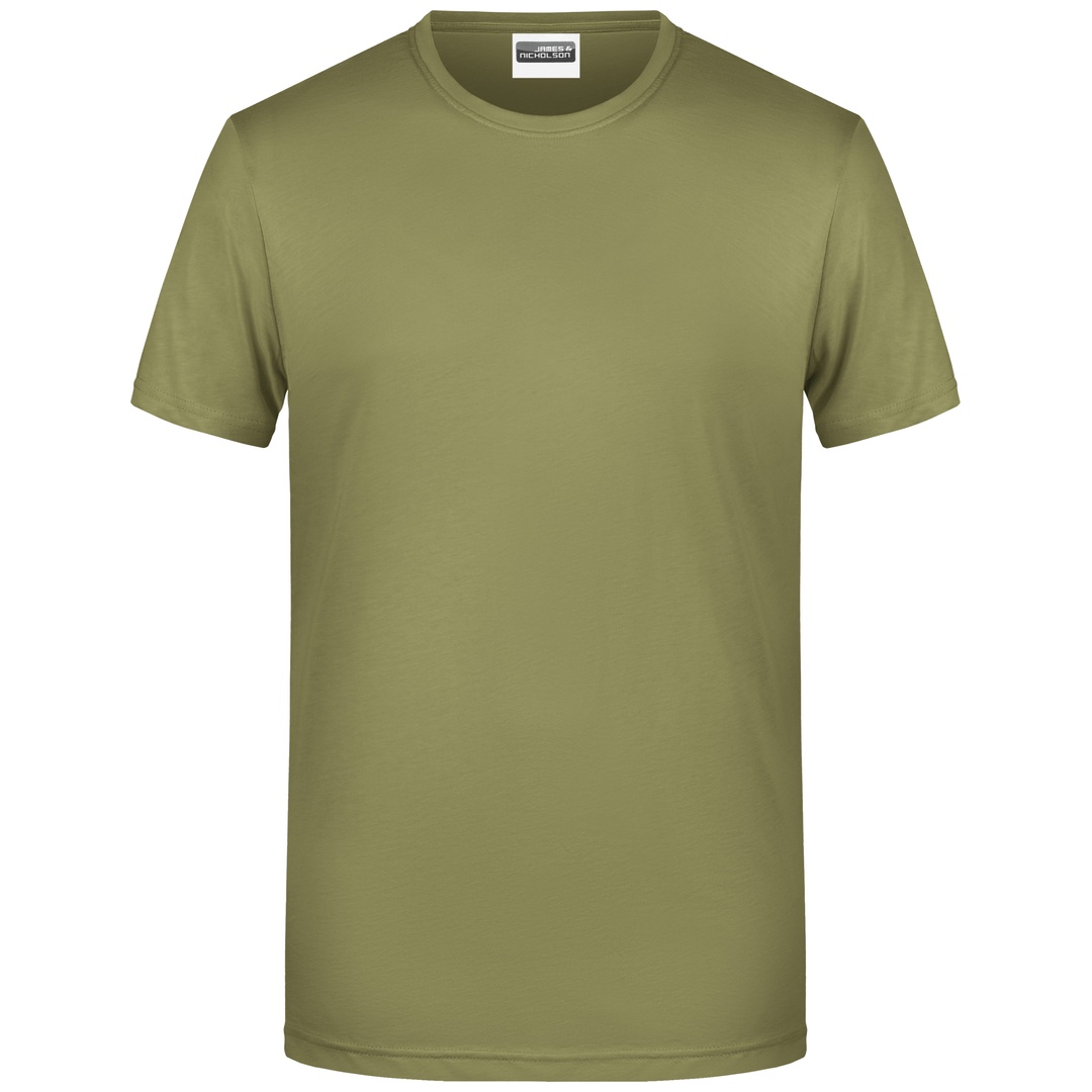 James & Nicholson Herren T-Shirt Basic 8008 Gr. M khaki
