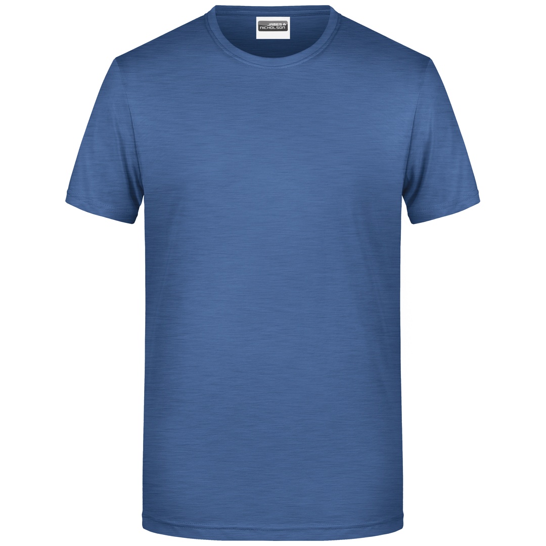 James & Nicholson Herren T-Shirt Basic 8008 Gr. L light-denim-melange