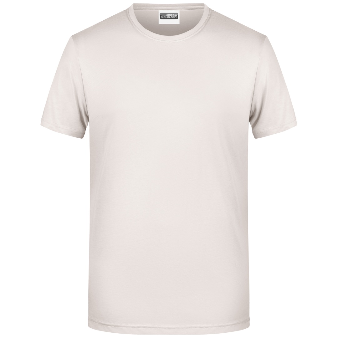 James & Nicholson Herren T-Shirt Basic 8008 Gr. M natural