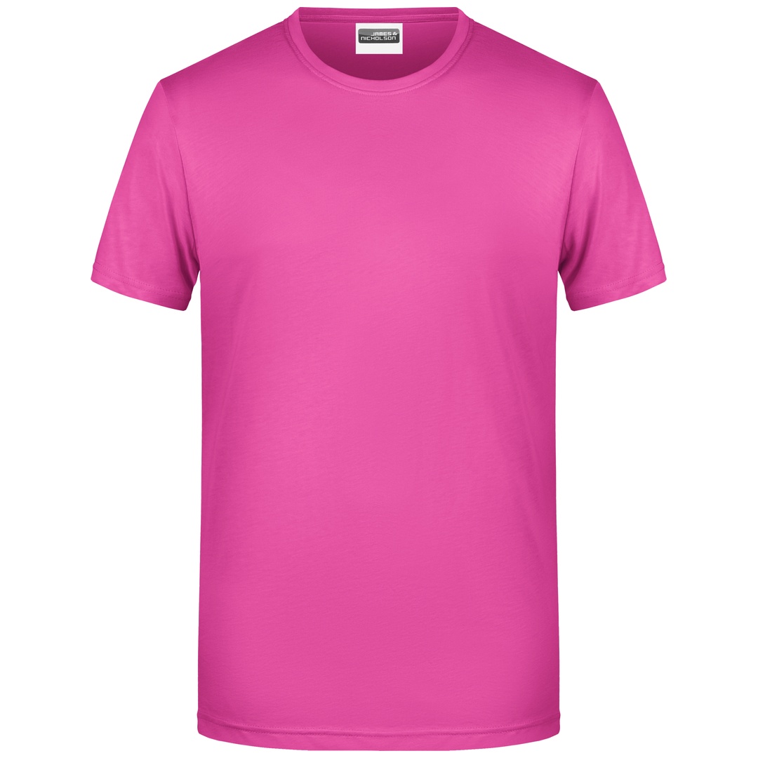 James & Nicholson Herren T-Shirt Basic 8008 Gr. S pink