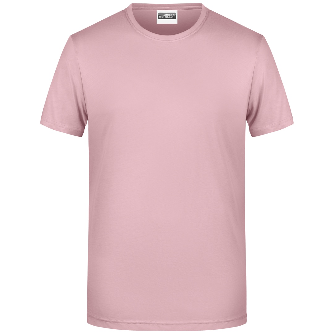 James & Nicholson Herren T-Shirt Basic 8008 Gr. 2XL soft-pink