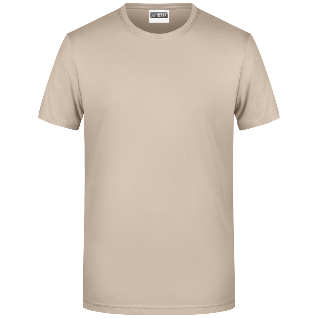 James & Nicholson Herren T-Shirt Basic 8008 Gr. 2XL stone