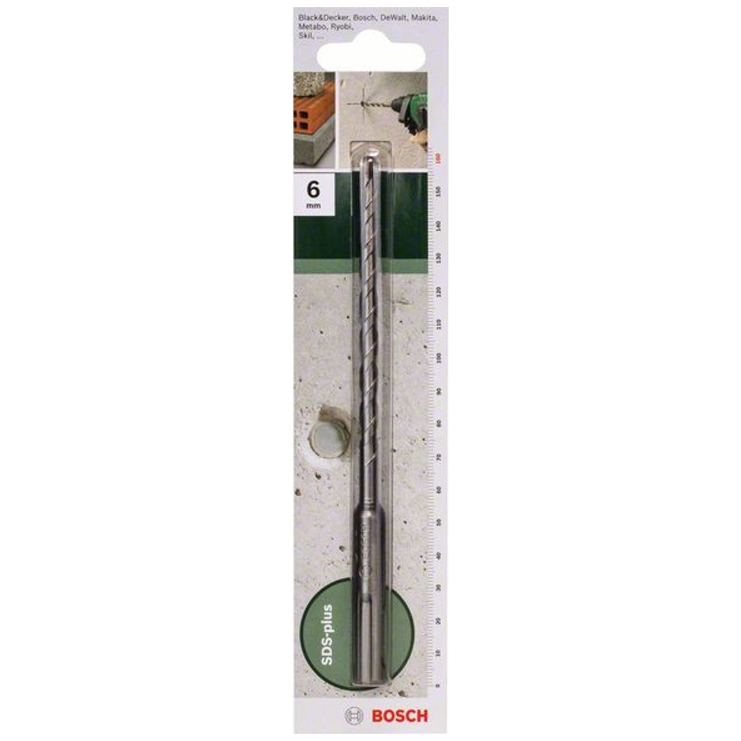 Bosch Hammerbohrer SDS-plus S2, DIY, 6 x 100 x 160 mm