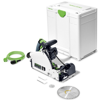 Festool Vorritzer-Tauchsäge TSV 60 KEBQ-Plus, incl. Kreissägeblatt, Zubehör, Systainer