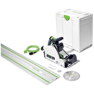 Festool Vorritzer-Tauchsäge TSV 60 KEBQ-Plus-FS, incl. Kreissägeblatt, Führungsschiene, Zubehör, Systainer