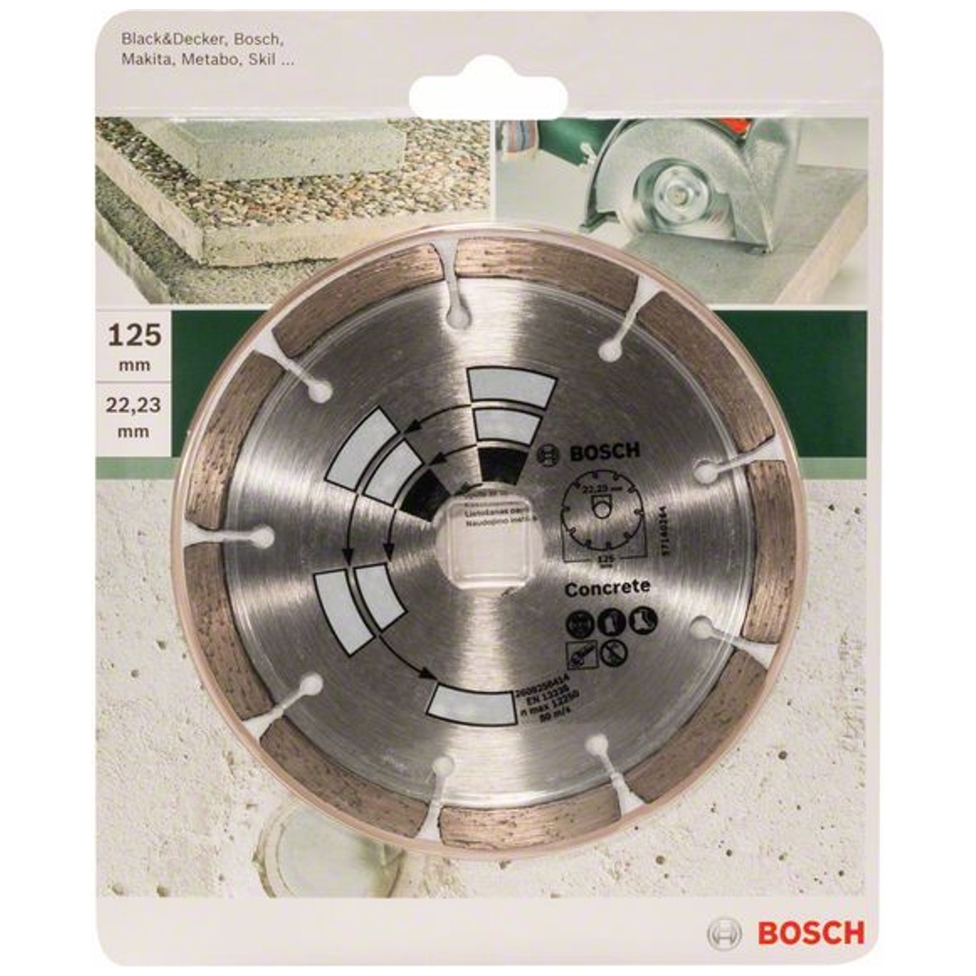 Bosch Diamanttrennscheibe Beton 125 x 22 x 1,7 x 7,0 mm