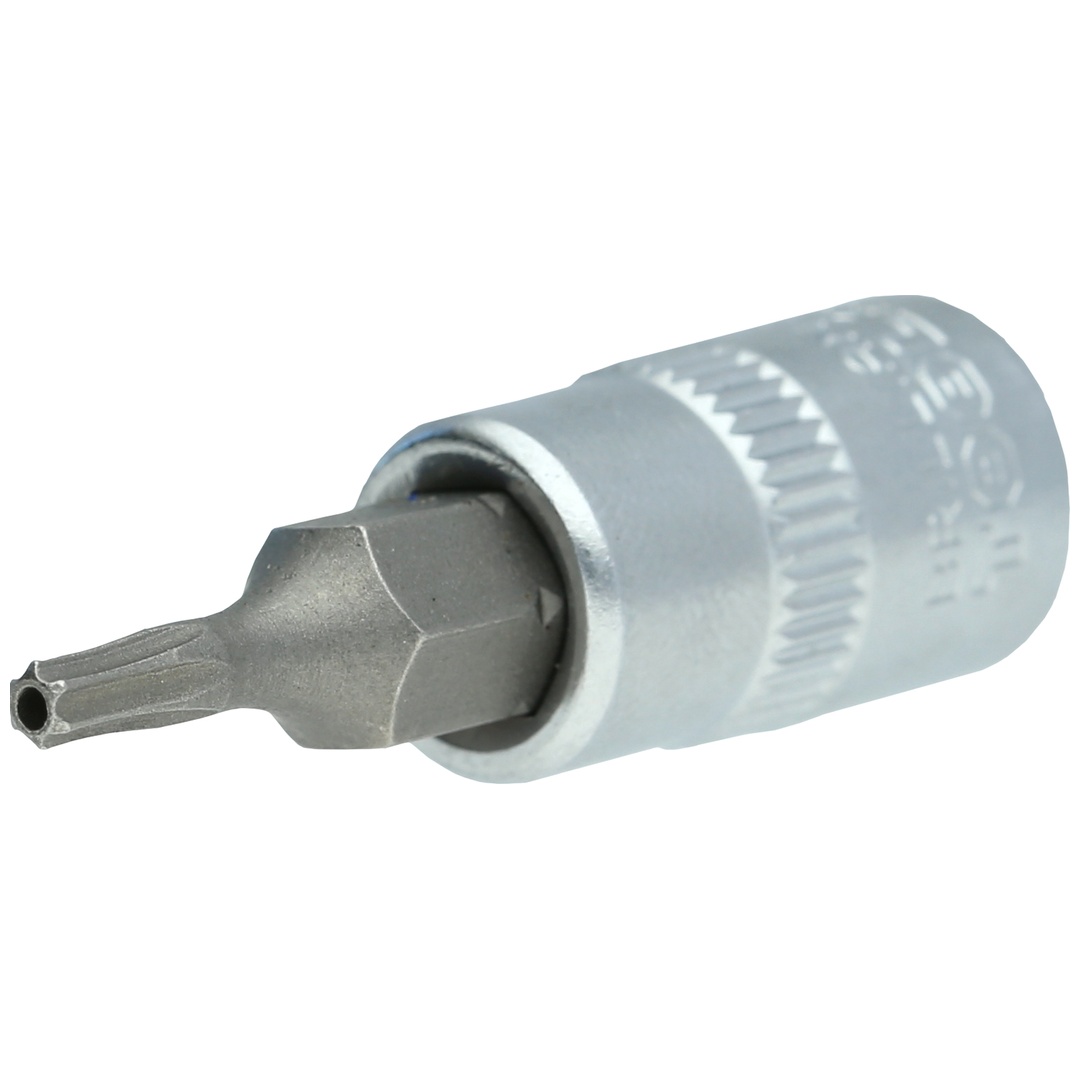 Brilliant Tools 1/4 TX-Bit-Stecknuss, mit Stirnlochbohrung, TB9
