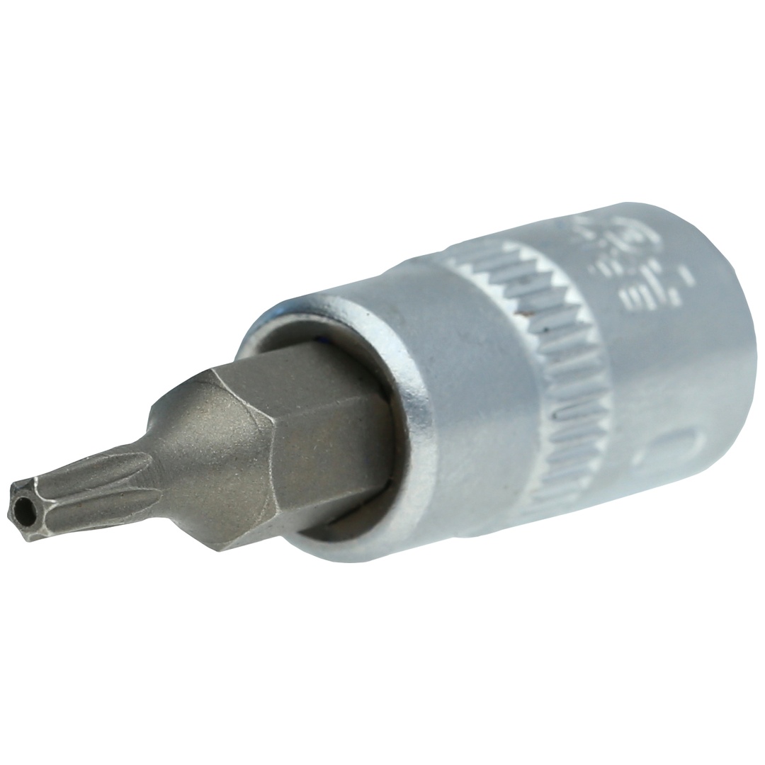 Brilliant Tools 1/4 TX-Bit-Stecknuss, mit Stirnlochbohrung, TB10