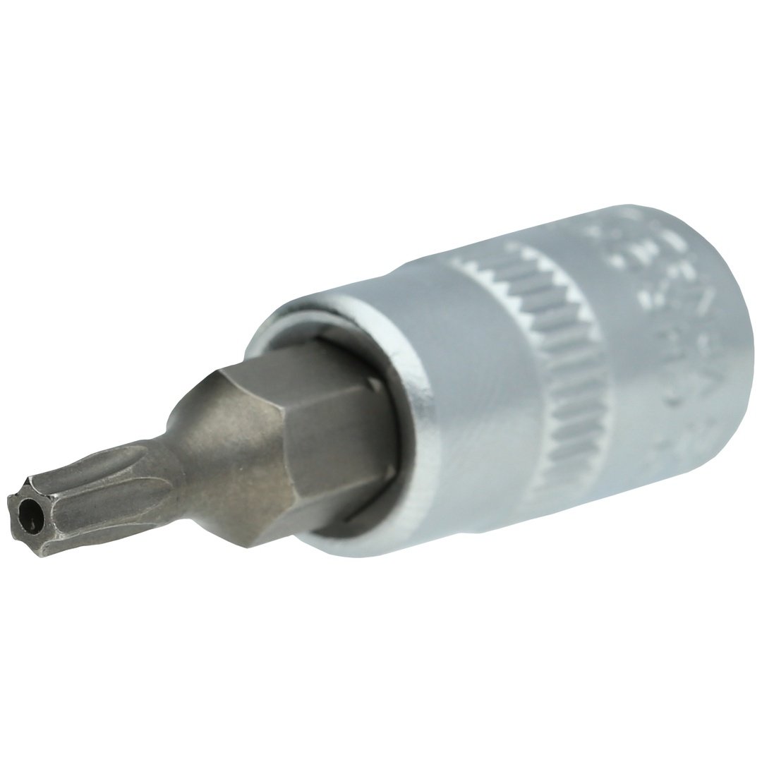 Brilliant Tools 1/4 TX-Bit-Stecknuss, mit Stirnlochbohrung, TB15