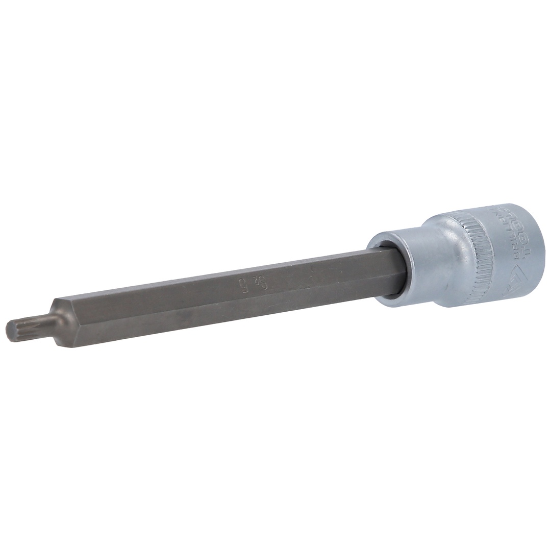 Brilliant Tools 1/2 Vielzahn-Bit-Stecknuss, 140 mm lang, M5