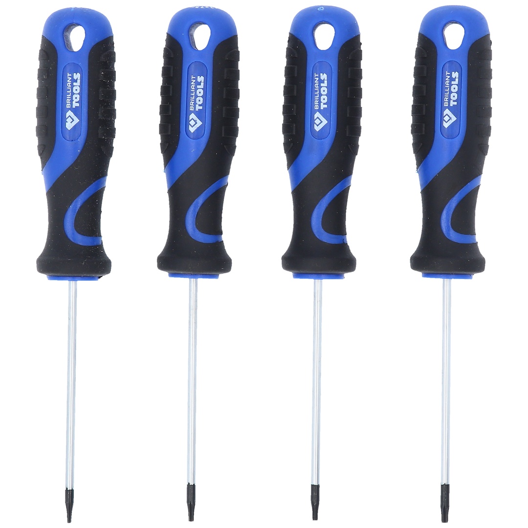 Brilliant Tools Schraubendreher-Satz, 4-tlg., TX-Profil