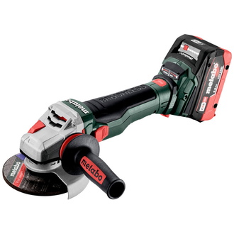 Metabo Akku-Winkelschleifer WB 18 LTX BL 15-125 Quick, metaBOX 165 L, 18V 2x5.5Ah LiHD + ASC 145