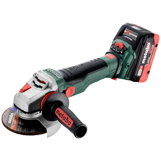 Metabo Akku-Winkelschleifer WVB 18 LTX BL 15-125 Quick, metaBOX 165 L, 18V 2x5.5Ah LiHD + ASC 145