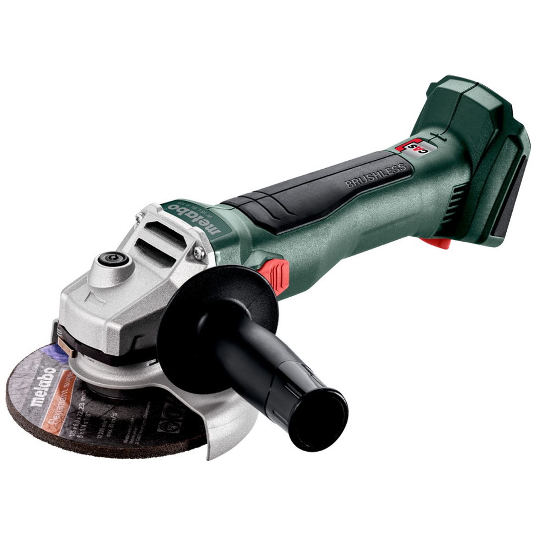 Metabo Akku-Winkelschleifer W 18 L BL 9-125, Karton
