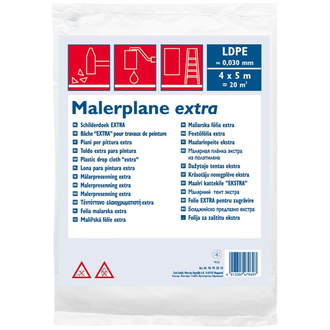 Color Expert Bauplane LDPE reg. 30 my 4 x 5 m transluzent