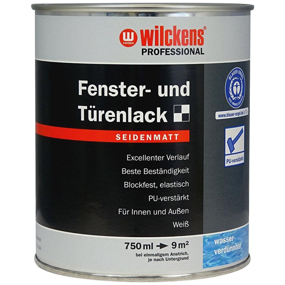 wilckens Fenster-und Türenlack seidenmatt, 750ml
