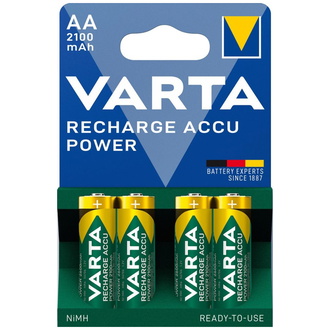 VARTA Power Accu R2U Mignon AA, HR06, 2100 mAh