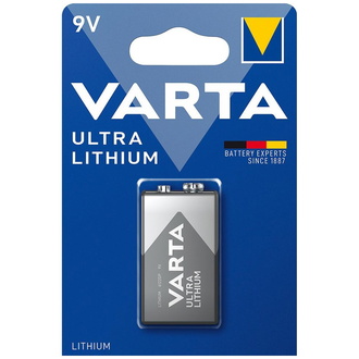 VARTA Batterie Professional Lithium 9V E-Block Blister a 1 Stück