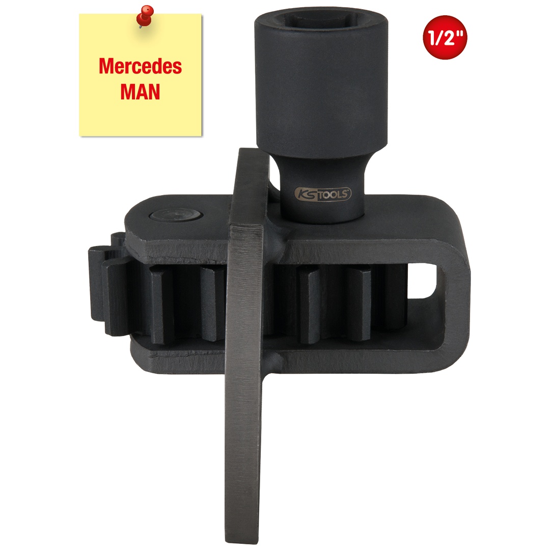KS Tools 1/2 Motor-Durchdrehvorrichtung für Mercedes / MAN, 70 mm