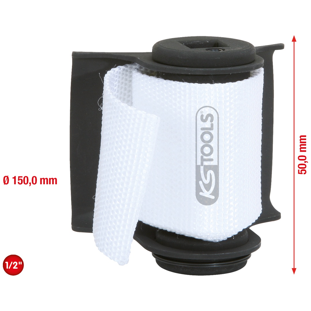 KS Tools 1/2 Filter-Gurtband-Schlüssel, Ø 150 mm