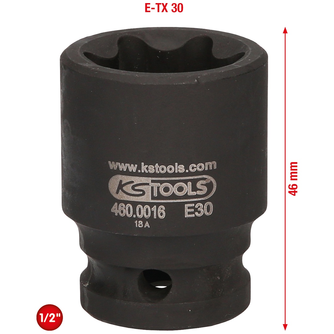 KS Tools 1/2 Spezial-Stecknuss für Mercedes, E30, 46 mm kurz