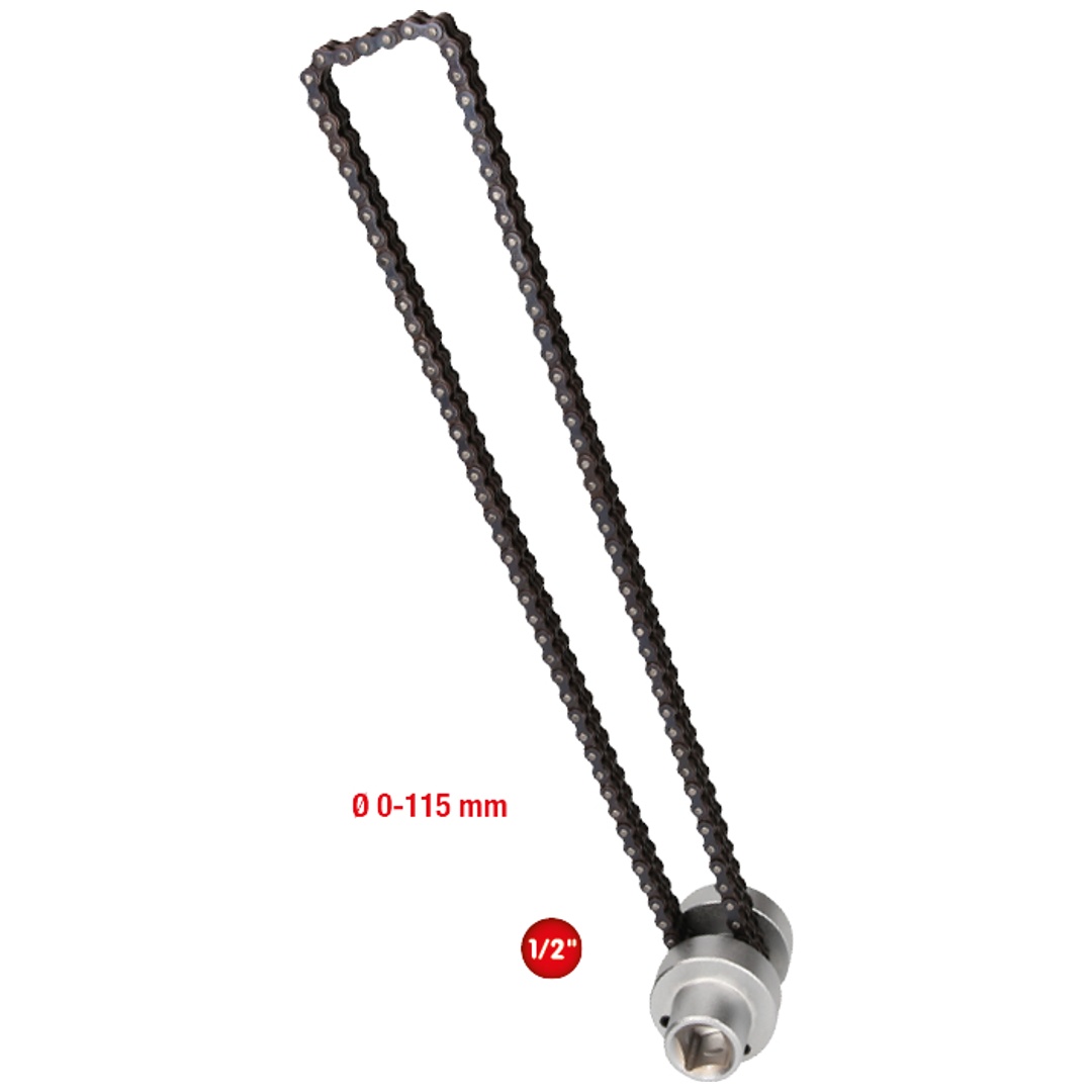 KS Tools Ölfilter- und Lufttrocknerpatronen-Kettenschlüssel, Ø 115 mm