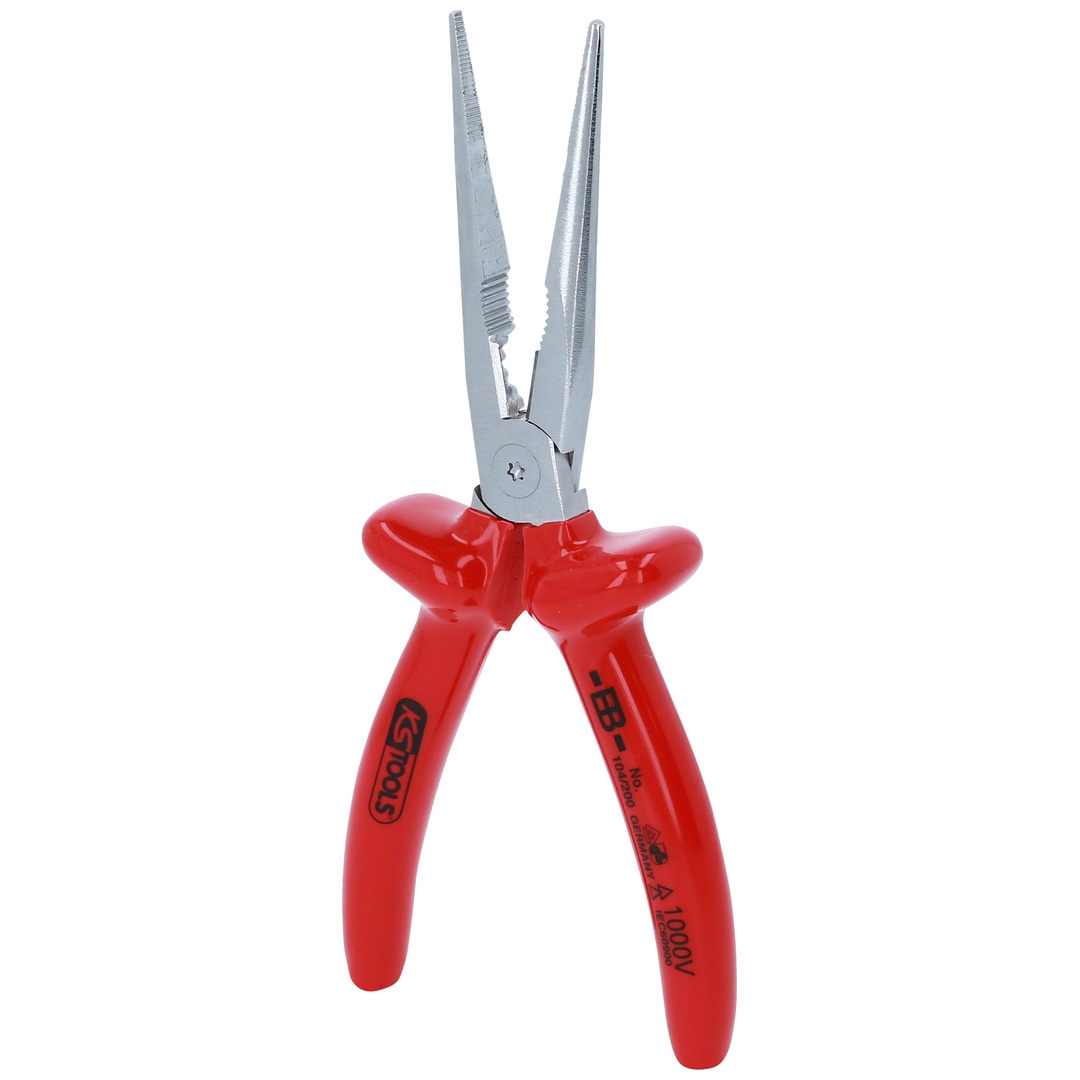 KS Tools 1000V Flachrundzange, 200 mm