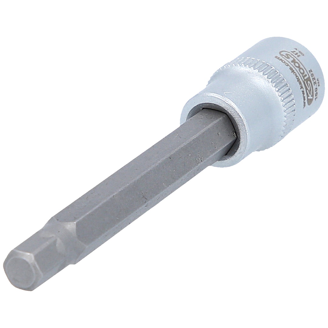KS Tools 3/8 Bit-Stecknuss für Innensechskant-Schrauben am Bremssattel, 7 mm, 92 mm lang