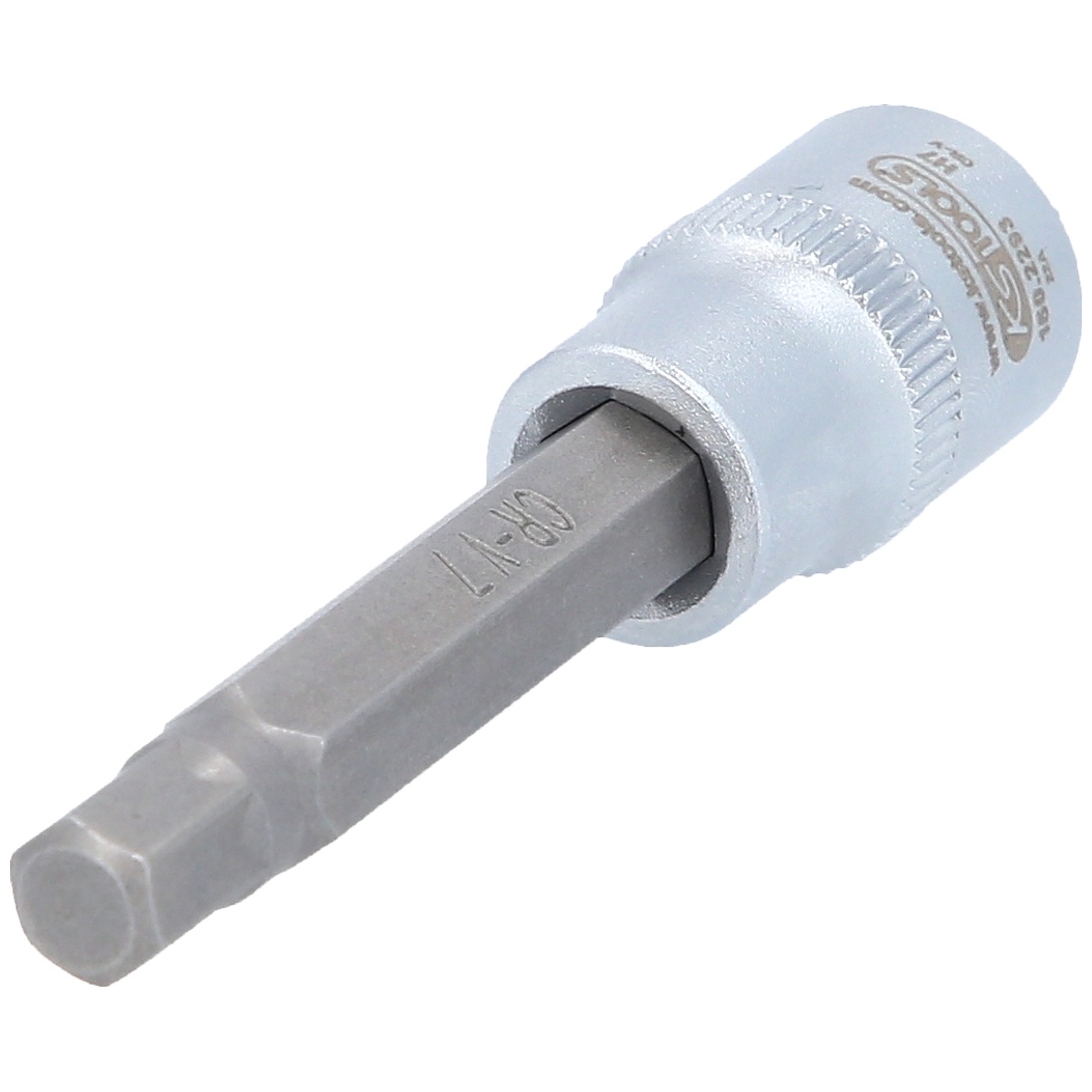 KS Tools 3/8 Bit-Stecknuss für Innensechskant-Schrauben am Bremssattel, 7 mm, 72 mm lang
