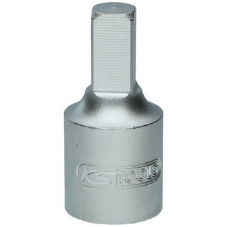 KS Tools 3/8" Öldienst-Bit-Stecknuss für Innenvierkant-Schrauben, 8 mm