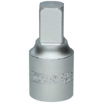 KS Tools 3/8" Öldienst-Bit-Stecknuss für Innenvierkant-Schrauben, 10 mm