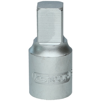 KS Tools 3/8" Öldienst-Bit-Stecknuss für Innenvierkant-Schrauben, 11 mm