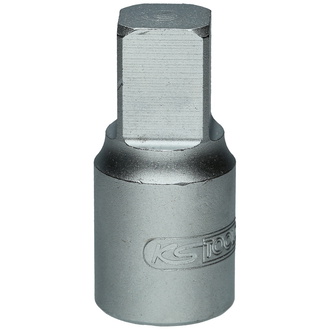 KS Tools 3/8" Öldienst-Bit-Stecknuss für Innenvierkant-Schrauben, 12 mm