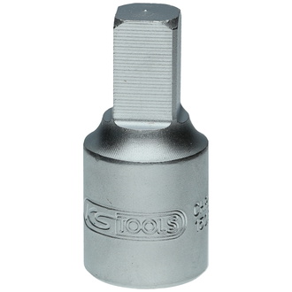 KS Tools 3/8" Öldienst-Bit-Stecknuss für Innenvierkant-Schrauben, 3/8"