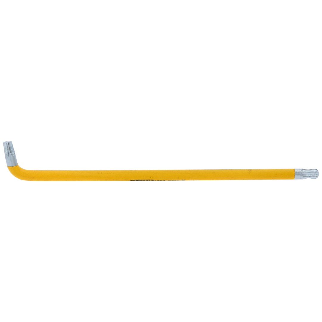 KS Tools Kugelkopf-TX-Winkelstiftschlüssel, XL, T40, 108° abgewinkelt, mit Farbcode