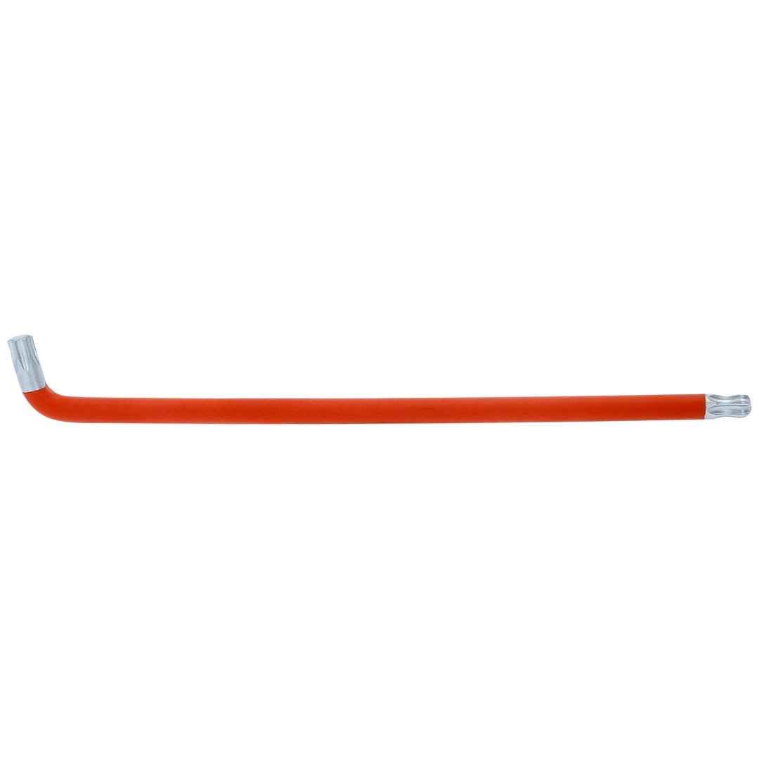 KS Tools Kugelkopf-TX-Winkelstiftschlüssel, XL, T45, 108° abgewinkelt, mit Farbcode