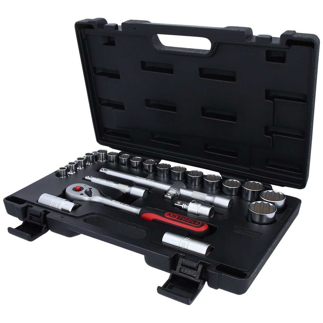 KS Tools 1/2 Steckschlüssel-Satz, 24-tlg 12-kant