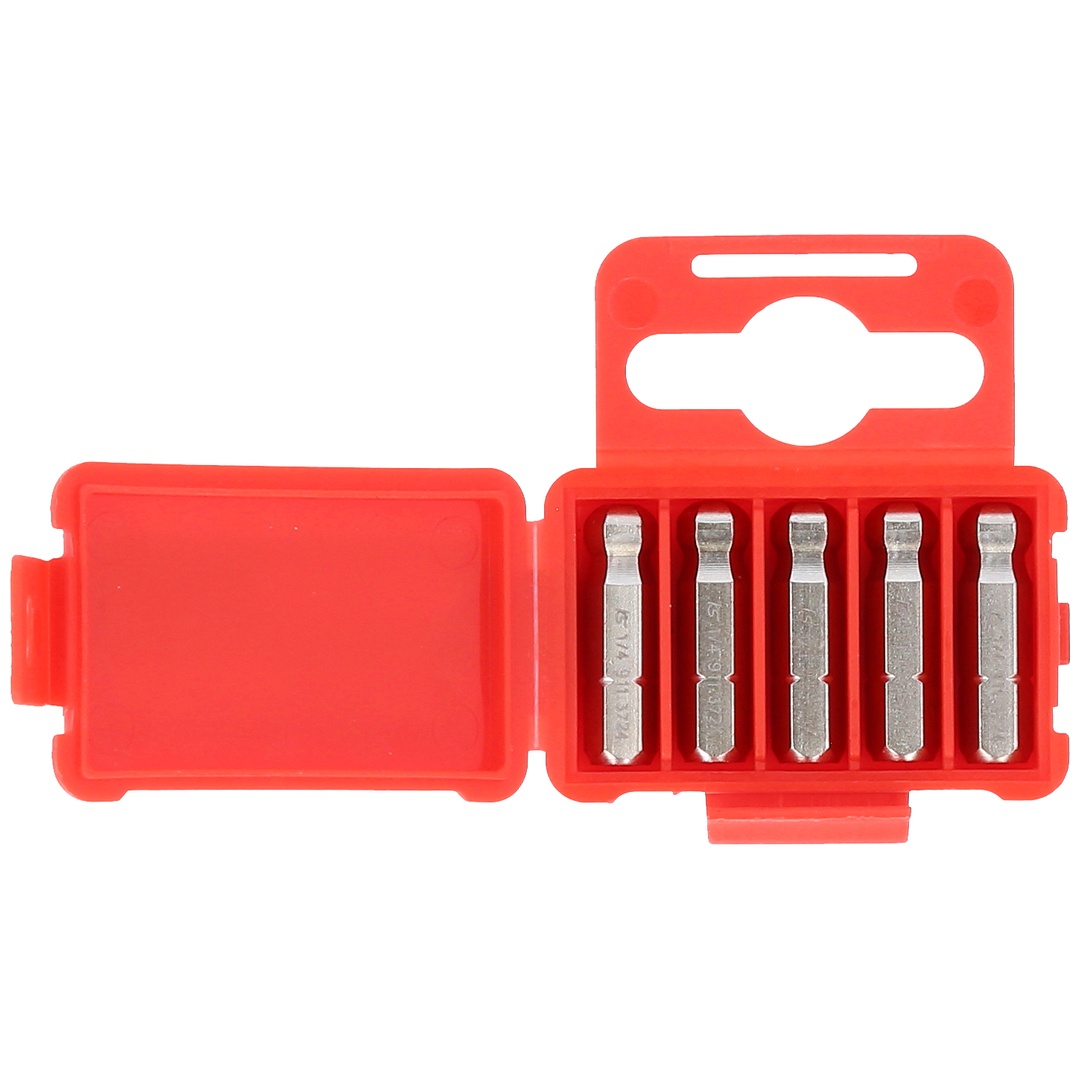 KS Tools 1/4 Bit Innensechskant, 25 mm, Kugelkopf, 1/4, 5er Pack