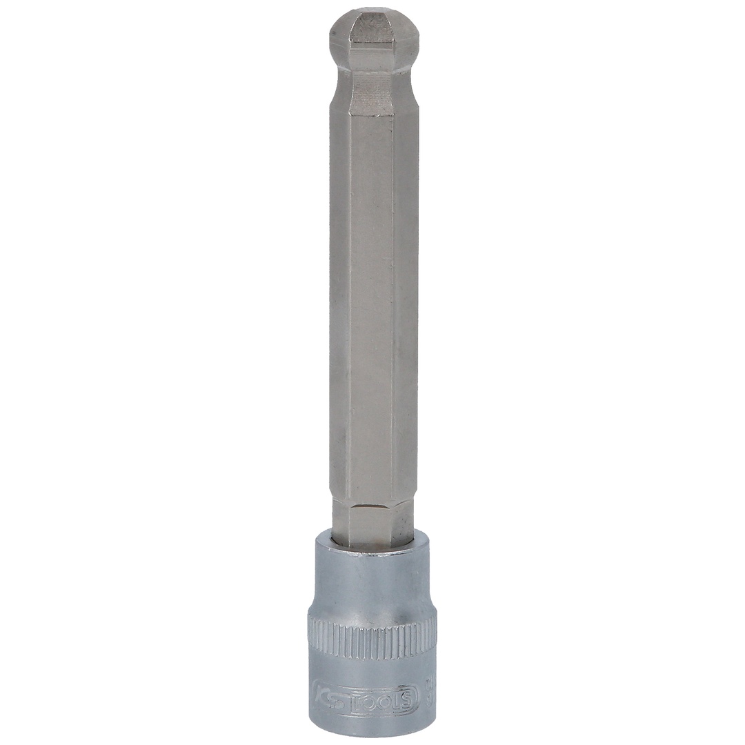 KS Tools 3/8 Bit-Stecknuss Innensechskant mit Kugelkopf, lang, 11 mm