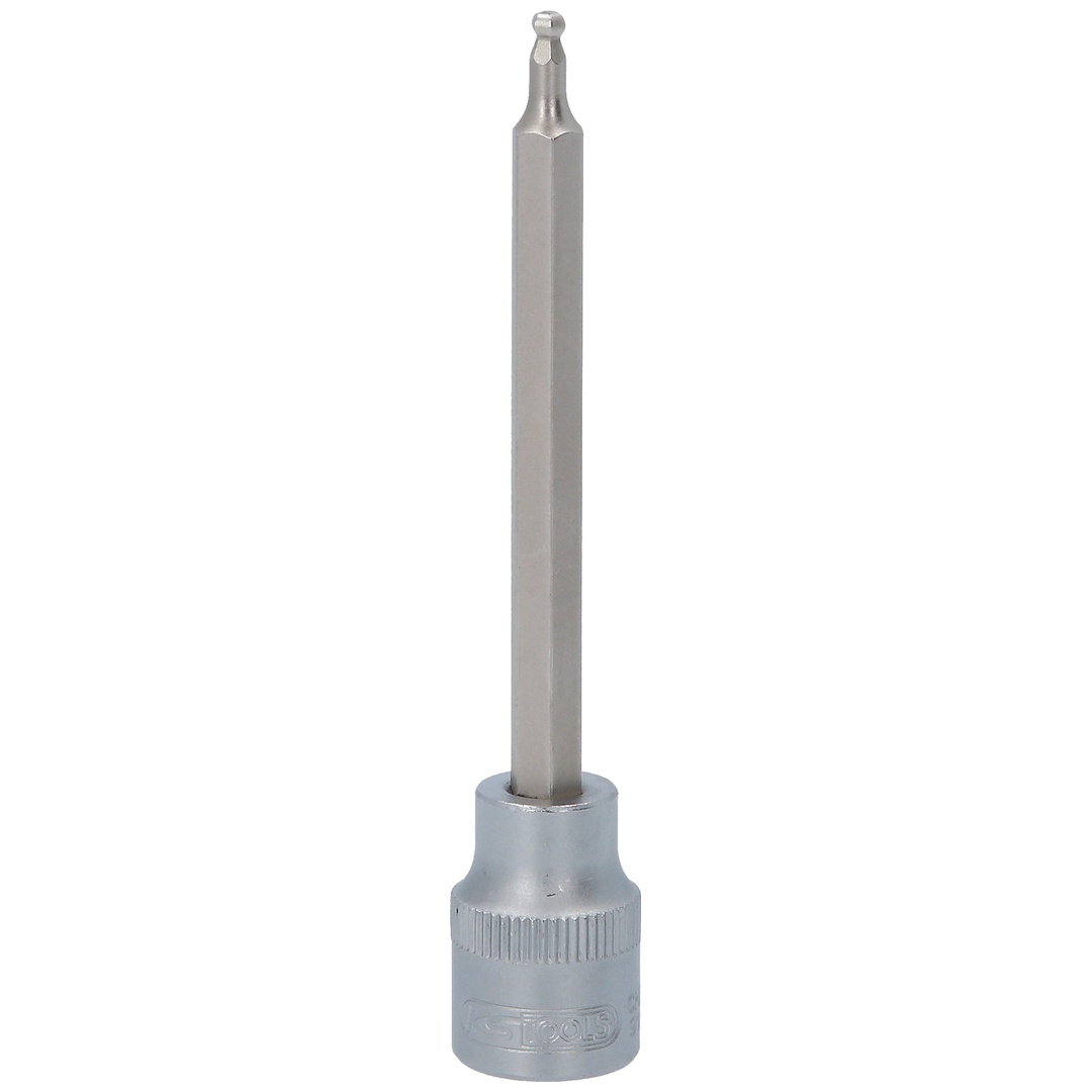 KS Tools 3/8 Bit-Stecknuss Innensechskant mit Kugelkopf, lang, 3 mm